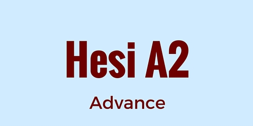 hesi a2 advance practice questions