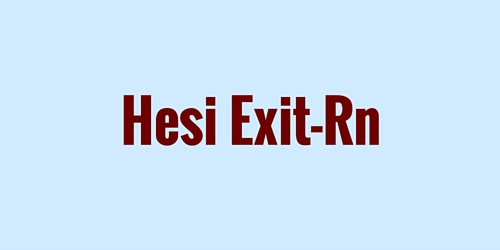 hesi exit rn practice exams
